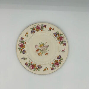 vintage Old Ivory Syracuse China floral plate - made in USA